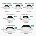 AC 110V / 3W 70mm-90mmhole / Natural light 4000K | CN