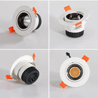 Tasse noire et noire / Blanc naturel 4000k|12W / Gradable