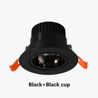 Tasse noire et noire / Blanc chaud 3000K | 20 W / Gradable