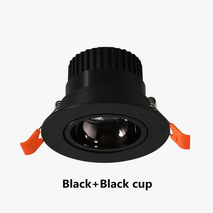 spot led encastrable antireflet avec intensité variable pour éclairage intérieur