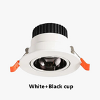 Tasse noire et noire / Blanc chaud 3000K | 25 W / Gradable