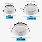 Blanc / Blanc chaud / 7W Non dimmable