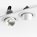 110V / 7W 95mmtrou / Lumière blanche chaude 3000K