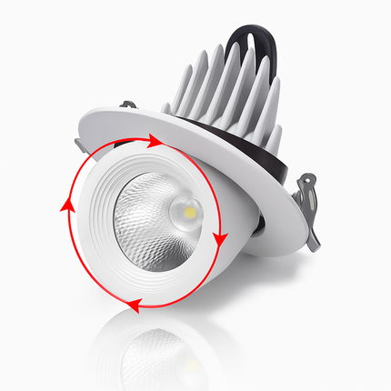 Spot LED encastrable à faisceau orientable — LZ4G7Q2