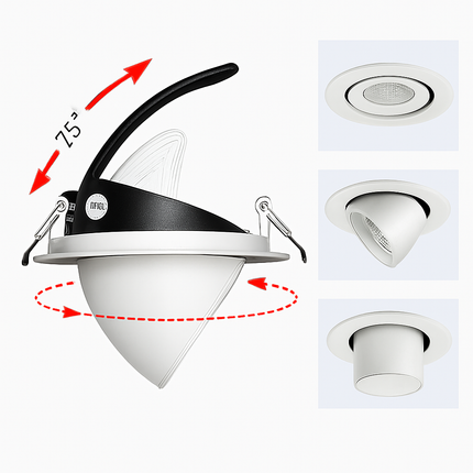 Spot LED encastrable à faisceau orientable — LZ4G7Q2