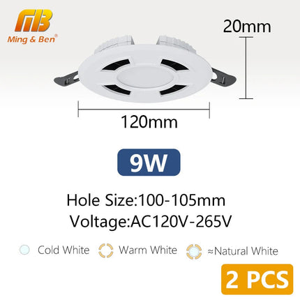Spot LED encastrable dimmable pour éclairage intérieur polyvalent — LZ4X9P2