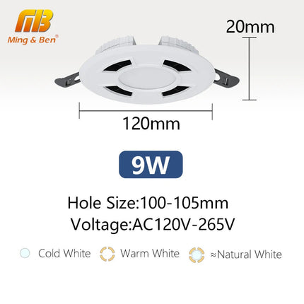 Spot LED encastrable dimmable pour éclairage intérieur polyvalent — LZ4X9P2
