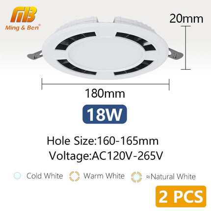 Spot LED encastrable dimmable pour éclairage intérieur polyvalent — LZ4X9P2
