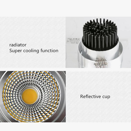 Spot LED encastrable dimmable haute luminosité pour décoration — LZ4X9P