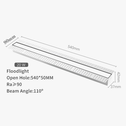 Spot LED encastrable magnétique pour éclairage intérieur linéaire moderne — LZ4X9P2