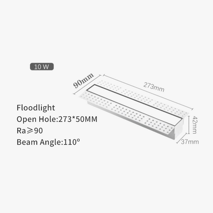 Spot LED encastrable magnétique pour éclairage intérieur linéaire moderne — LZ4X9P2