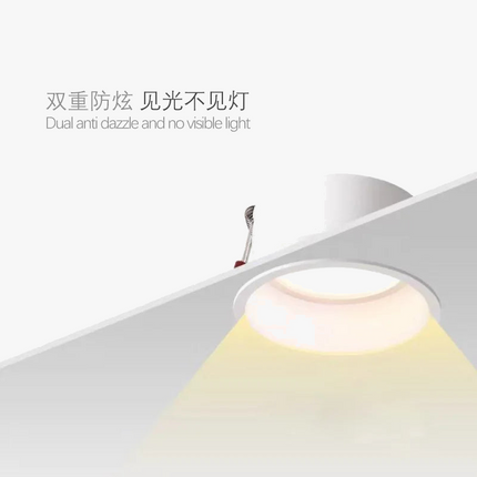 Spot LED encastrable rond dimmable trois couleurs — LZ4P9XJ2