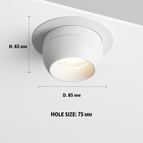 Blanc chaud / BLANC / 9 W VARIABLE