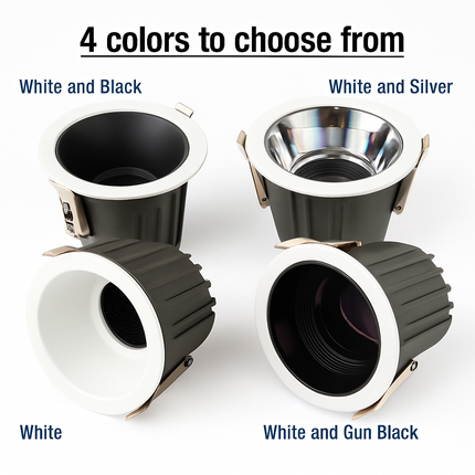 Spot LED encastrable étanche anti-reflet pour intérieur et extérieur — LZ4X9P