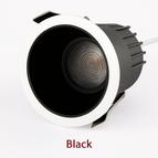 Noir / 3000K / 2,5 pouces 7 W