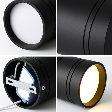 Spot LED dimmable COB 6W-20W pour plafonnier cylindre sans ouverture — LZ4T9Q