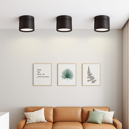 Spot LED dimmable COB 6W-20W pour plafonnier cylindre sans ouverture — LZ4T9Q