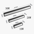 Warm white 3000K / Black / 30W No Dimmable