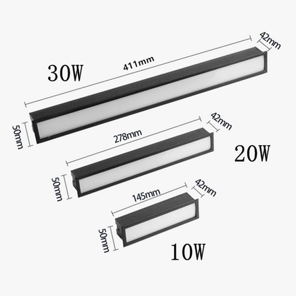 spot led à intensité variable éclairage encastré créatif linéaire