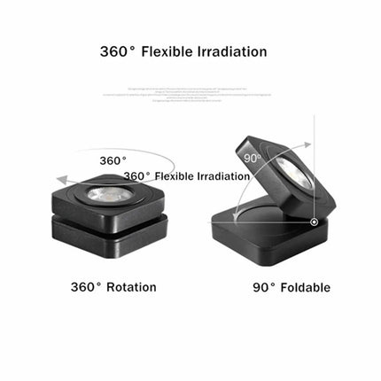 Spot LED ultra fin rotatif 360° à éclairage modulable — LZ4P9XJ