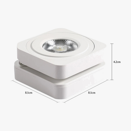 Spot LED ultra fin rotatif 360° à éclairage modulable — LZ4P9XJ