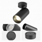 12W Black / Warm Light