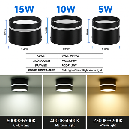 Spot LED plafond pour éclairage intérieur moderne et élégant — LZ4Q9XJ
