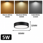 Type B 5W / Cold White 6500K / Blanc