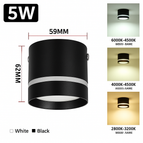 Type A 5W / Cold White 6500K / Blanc