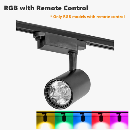 Spot LED RGB sur rail pour éclairage d’ambiance dynamique — LZ4P9XQ