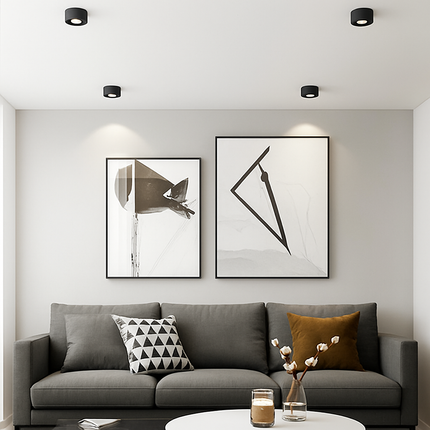 Spot LED rond à intensité variable en surface — LZ4X9T1