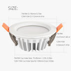 Pure White 6000K / 7W Dimmable