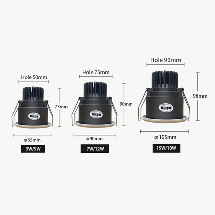 Spot LED étanche pour extérieur et zones humides — LZ4X9P2