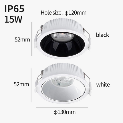 spot led étanche résistant à l'humidité et au brouillard