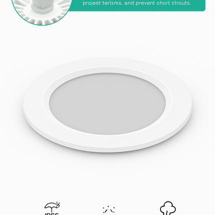 Spot LED étanche rond ou carré pour intérieur — LZ4X9T1