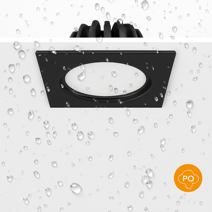 Spot LED étanche rond ou carré pour intérieur — LZ4X9T1