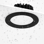 Rond Noir / Blanc chaud / 5W