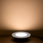 Blanc chaud / Acier inoxydable IP65 / 12V 3W