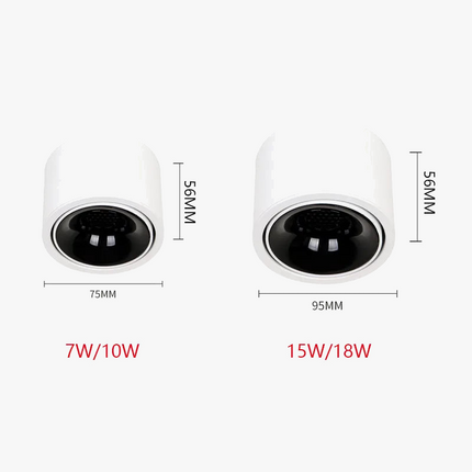 Spot LED ultra-fin à montage en surface — LZ4X9T2