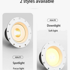 Spot encastrable blanc 12W / 4000K
