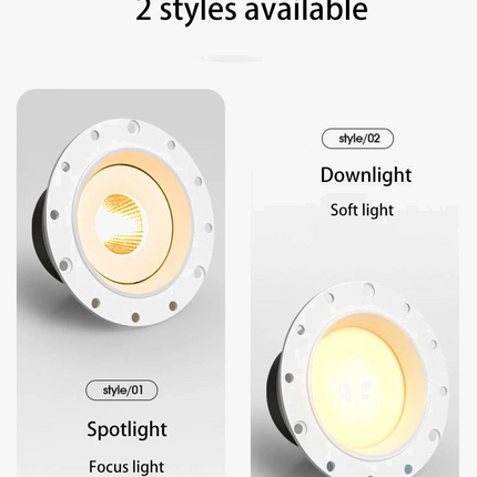Spot LED ultra fin sans cadre anti-éblouissement pour intérieur — LZ4X9T2