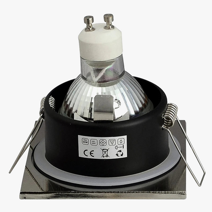 Spot carré en nickel pour plafonnier lumineux — LZ4T9XJ