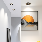 Coquille blanche / Blanc chaud / 12W