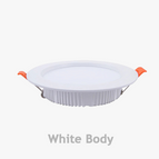Corps blanc / Blanc chaud 3000K / 7W 24V