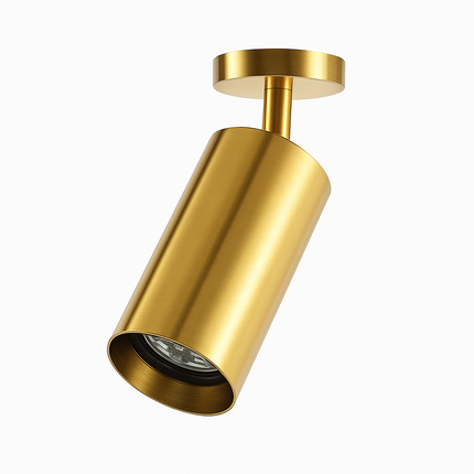 Spot LED arrondi design en métal doré — LZ4X9M2