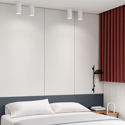 Spot LED moderne tube doré Grover — LZ4X9P2