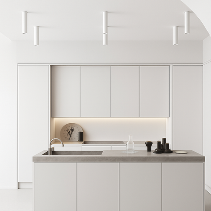 Spot LED moderne tube doré Grover — LZ4X9P2