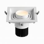 Chaude / 14W - Dimmable / Noir