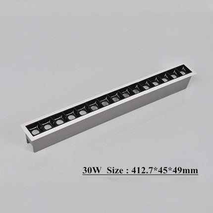 Spot moderne LED rectangulaire encastrable Balvin
