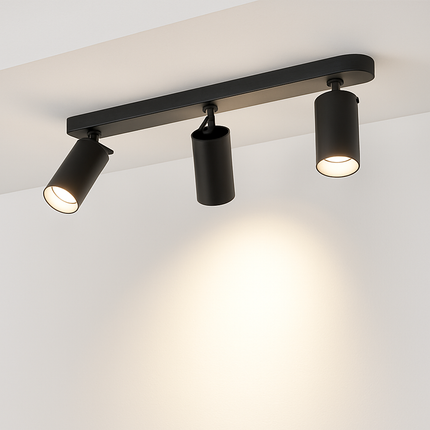 Spot LED rond moderne à plusieurs cylindres en surface — LZ4X9T2